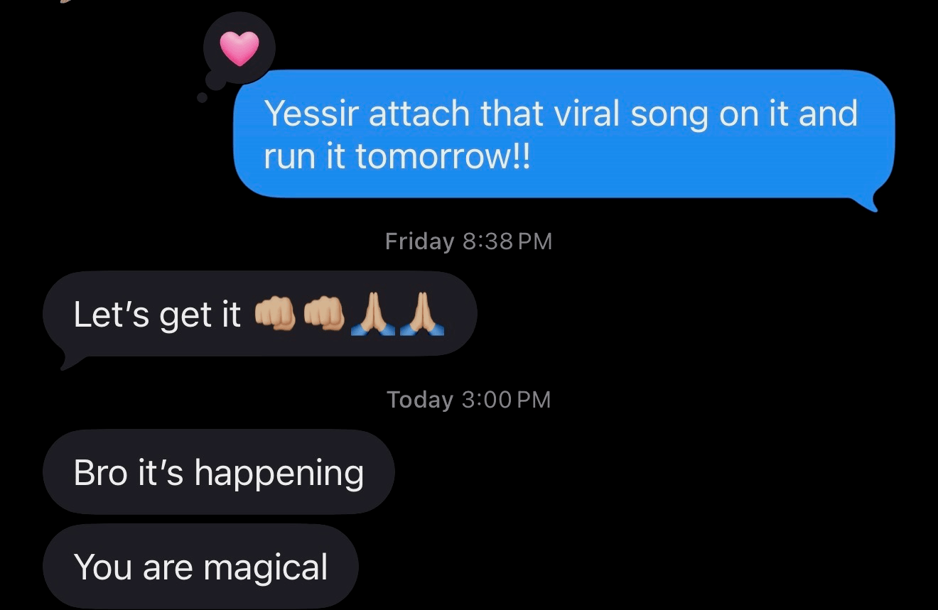 Viral Creator Academy testimonial 1