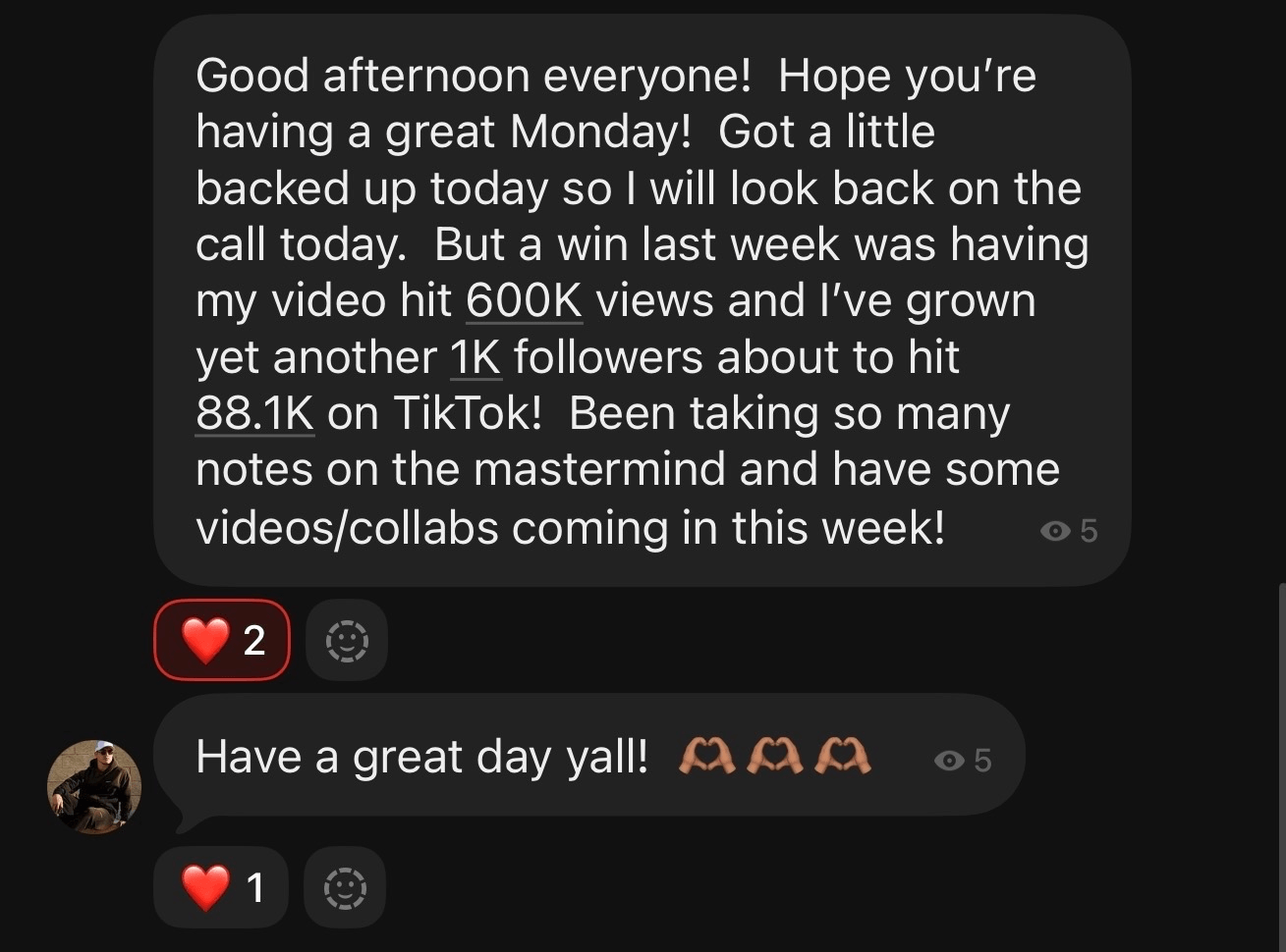 Viral Creator Academy testimonial 4